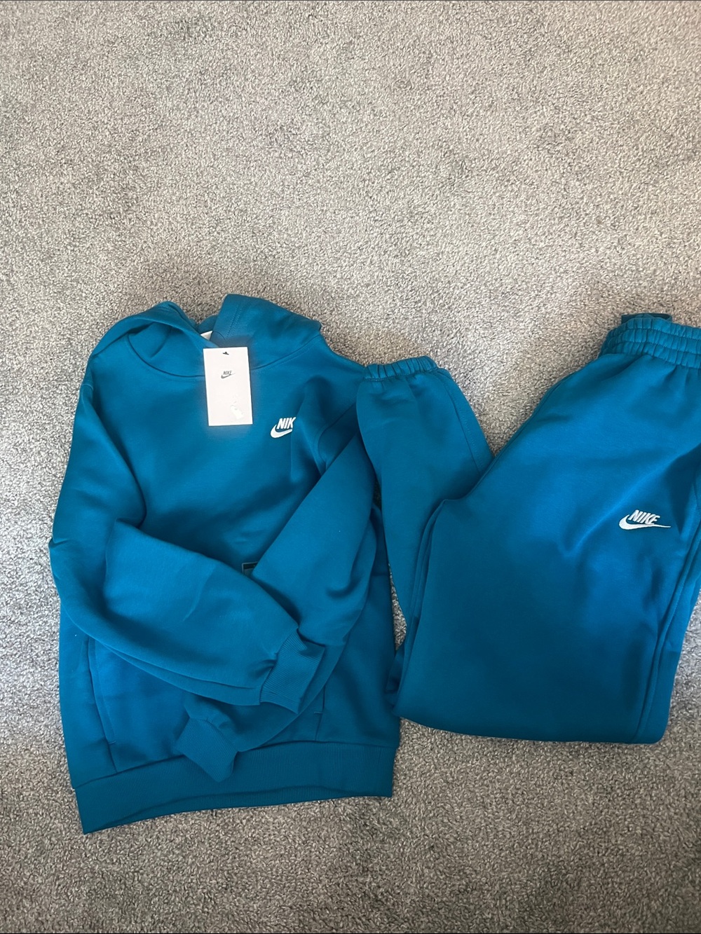 Nike Teal Blue Kids Sweatshirt and Joggers Set